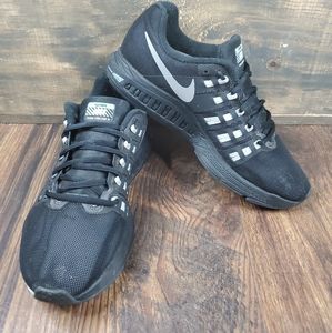 Nike Womens Air Zoom Structure 19 806579-001 Black H20 Repel Shoes Wmn Sz 9